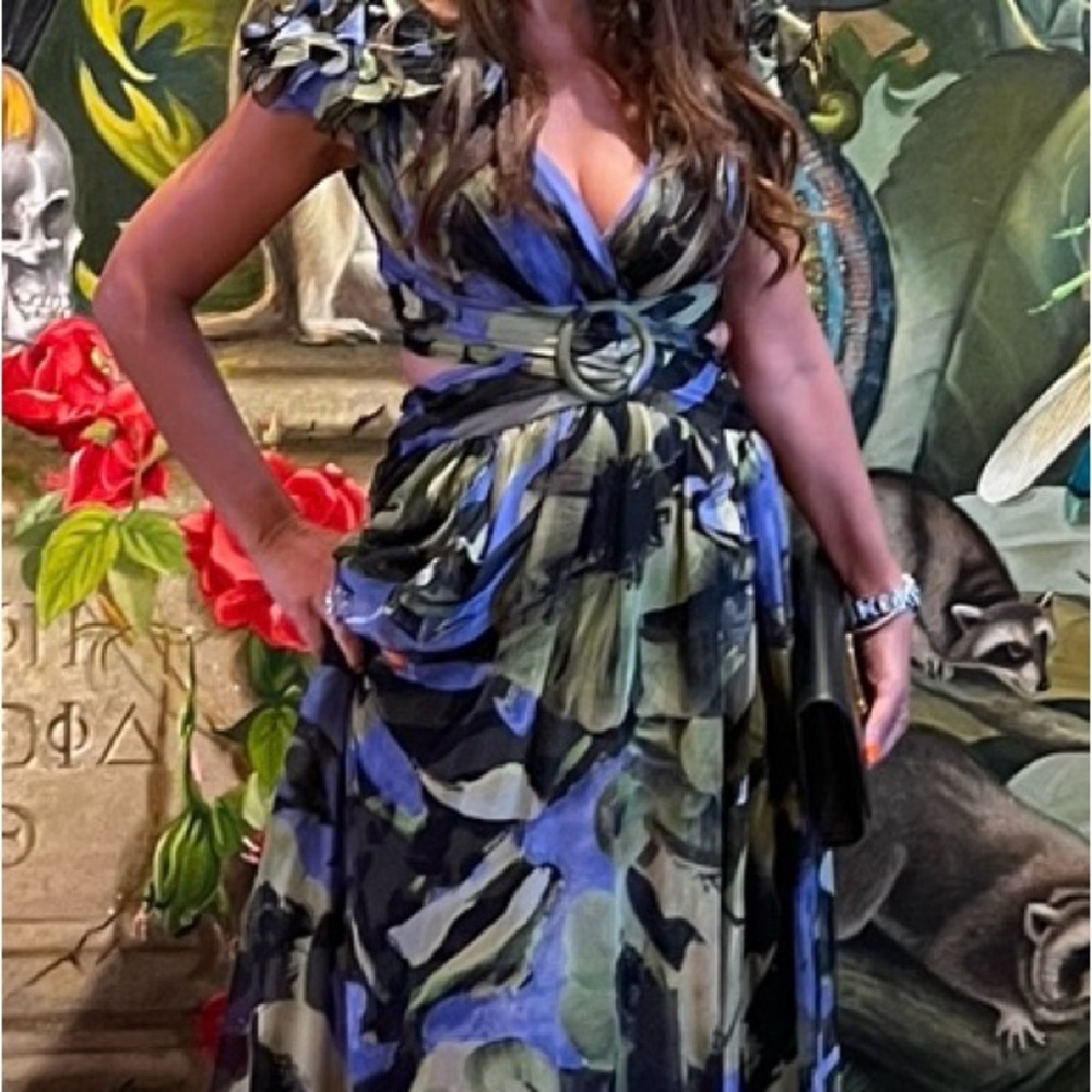 A maxi dress